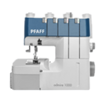 Pfaff lockmachine op witte achtergrond